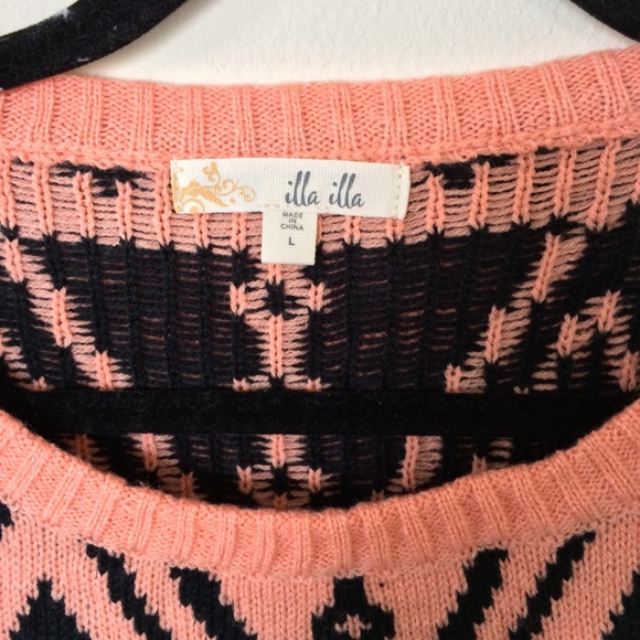 Aztec Tribal Print Sweater Boho - Picture 5 of 5